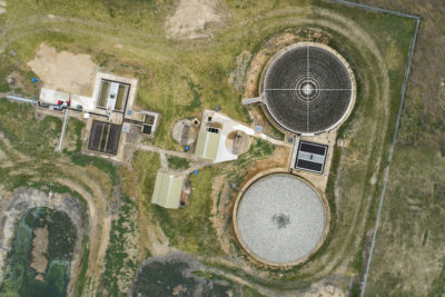 aerial drone photography sewage treatment works nsw featured image small