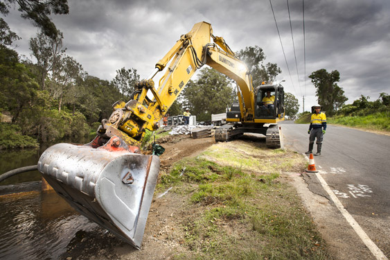 construction photographer brisbane bridge development thumbnail