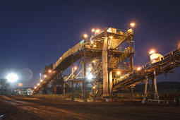 mine photography coal processing plant night time large