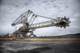 mining photography queensland abbot point reclaimer large