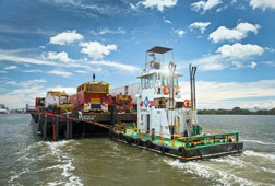 transport photography barge and pilot on brisbane river large